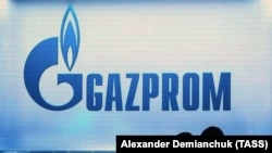 Стенд российской компании "Газпром", иллюстрационное фото во время X Петербургского международного газового форума