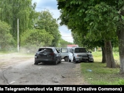 Автомобили в Белгородской области, поврежденные в ходе рейда