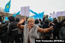 Президентті қолдау митингісі. Алматы, 19 наурыз 2022 жыл.