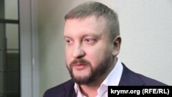 Министр юстиции Украины Павел Петренко на пресс-конференции в Киеве 9 февраля 2017 года